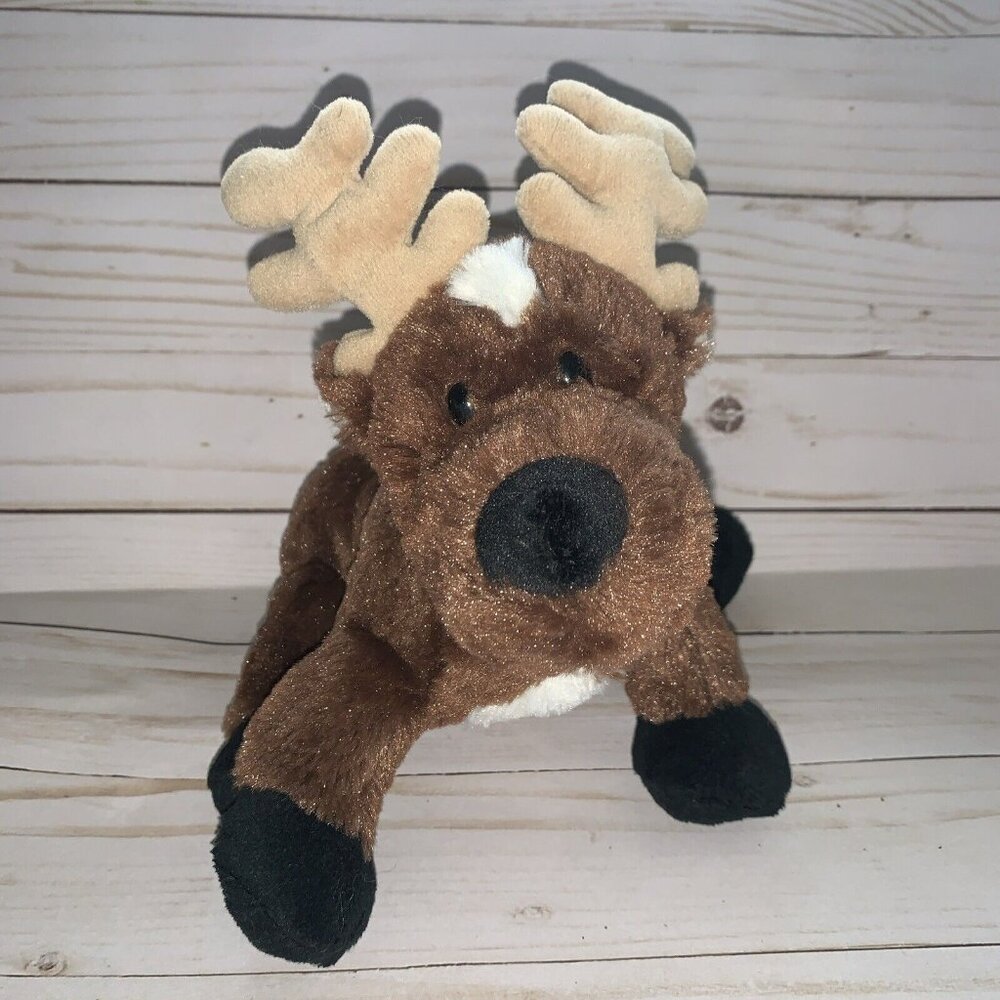 Webkinz Ganz Plush Reindeer Stuffed Animal Retired Brown Christmas No Code